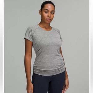 Grey lululemon athletic top